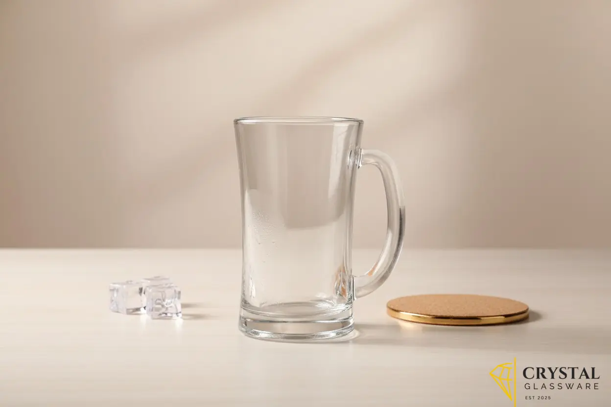 DELISOGA Glass Mugs - Set Of (6 piece) 320ml